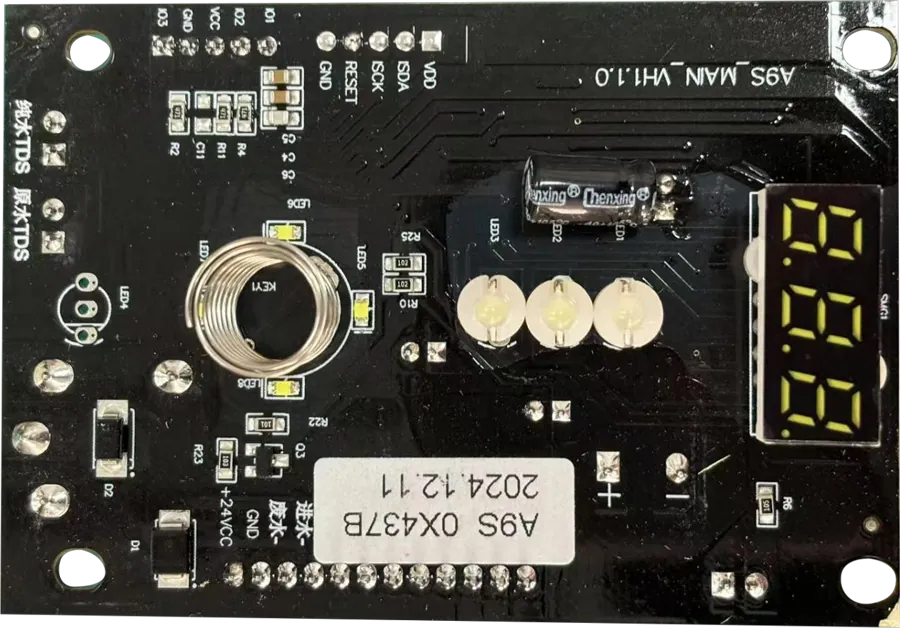 Control board with the TDS display